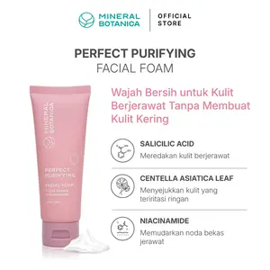 Mineral Botanica Perfect Purifying Facial Foam 100g Wajah Cleansing