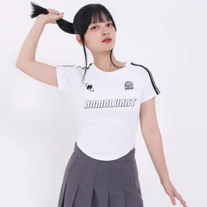 NOMOLU - Crop Top Tee Kaos Wanita Vol.036 Jersey