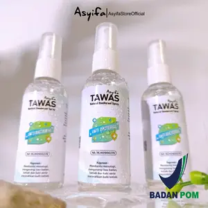 PAKET ISI 3 Tawas deodorant spray asyifa 60ml