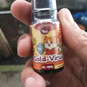 Golden Paw - Gold Virus 10ML Obat AntiVirus Ampuh Kucing Lawan Panleukopenia Calici Flu Berat Meningkatkan Imunitas dan Membantu Pemulihan