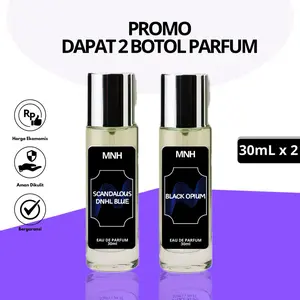 promo dapat 2 parfum 30ml pria wanita wangi tahan lama bagus