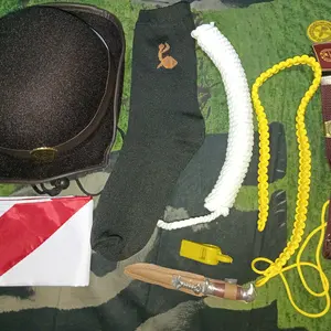 Pramuka Set Atribut Lengkap Siaga Penggalang Penegak SD SMP SMA Topi Tanda Kacu Hasduk Ring Seng Tali Peluit Ikat Pinggang Pesopramuka Kaos Kaki
