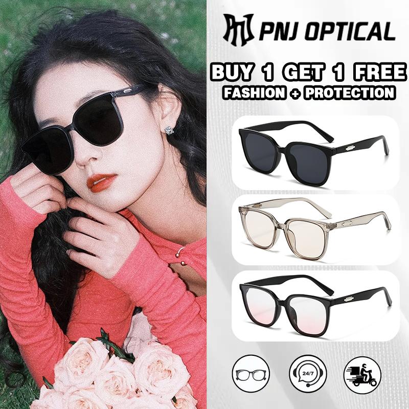 Kính râm PNJ thời trang, unisex, chống tia UV400, thích hợp cho hoạt động đạp xe ngoài trời và đi biển.