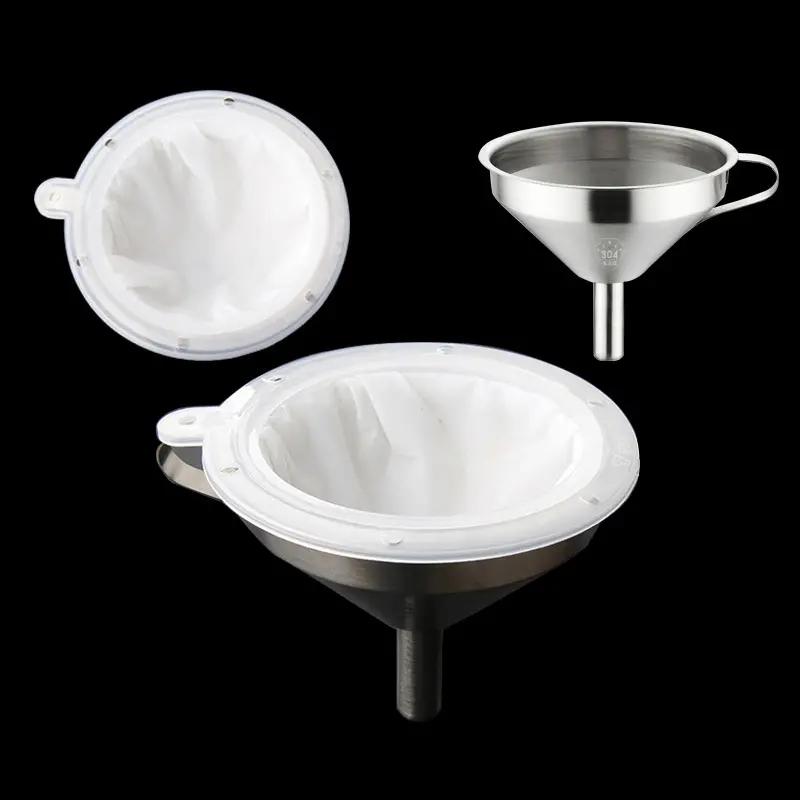100/120/200/300/400/450 lưới nylon bộ lọc bằng thép không gỉ phễu cho sữa trái…