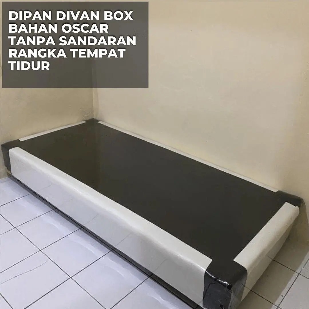Dipan Divan Box Bahan Oscar Tanpa Sandaran Rangka Tempat Tidur Bed kasur