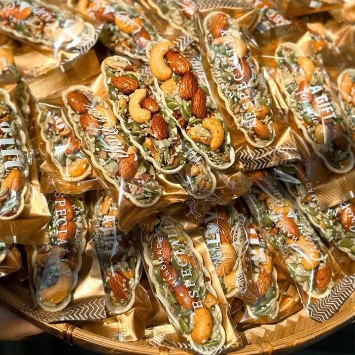 500Gram Bánh Thuyền Mix Hạt Dinh Dưỡng (ít ngọt, ăn healthy, 500g khoảng 19-20 bánh) ….1….