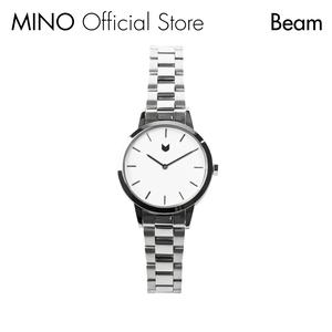 MINO: Frost Beam | Unisex Premium Minimalist Watch | Solid Stainless Steel Bracelet | Japanese Quartz Movement | Jam Tangan