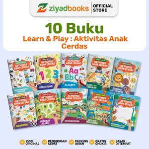 (Isi 10 Buku) Learn & Play Aktivitas Anak Cerdas Tematik Super Lengkap untuk PAUD TK 3 4 5 tahun
