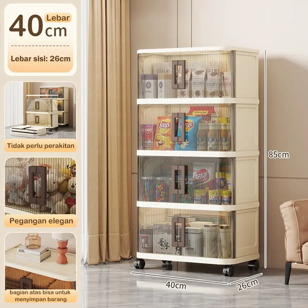 40cm-Abu transparan-4 Susun