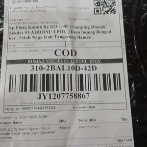 [BISA COD] Alarm System Motor Remote Stater Jarak Jauh Universal 2 remote