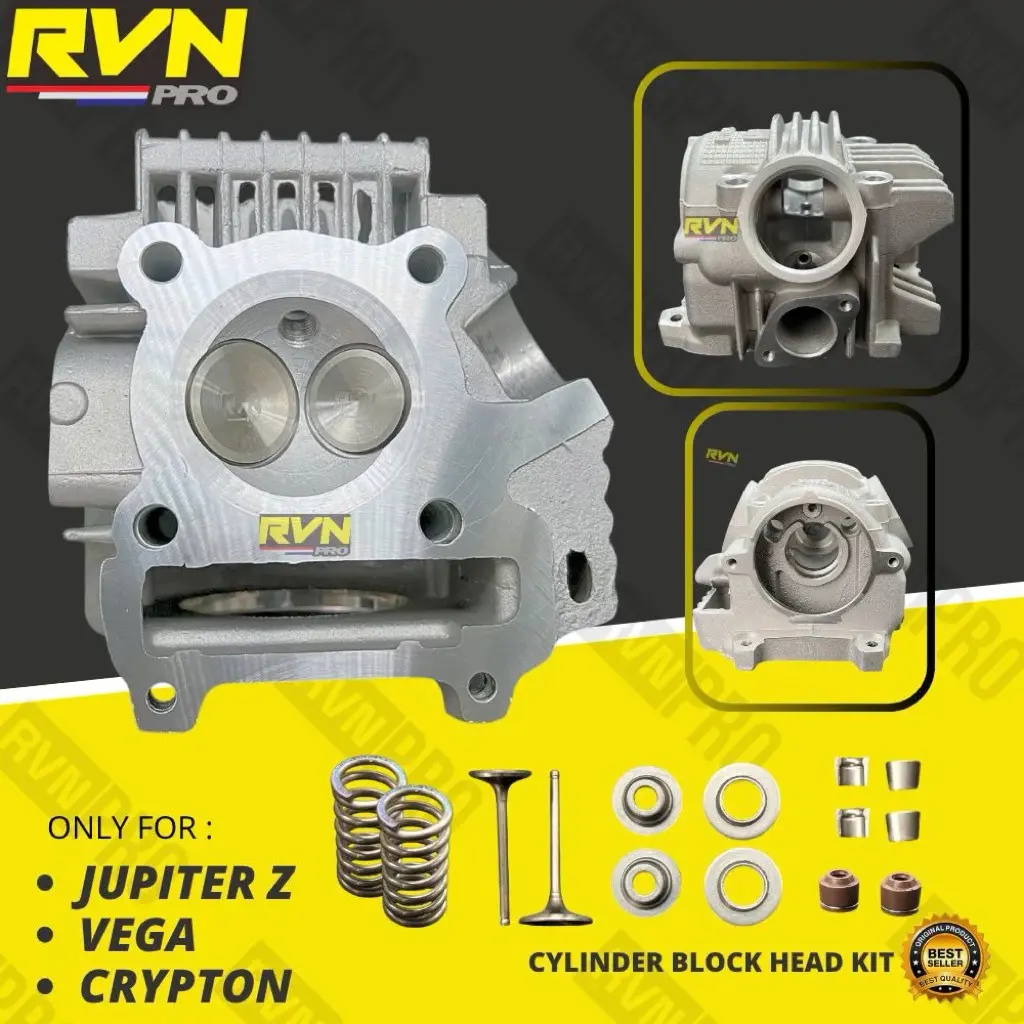 CYLINDER RVN RACING BLOK HEAD JUPITER Z VEGA R CRYPTON 24/28 26/30 23/ ...