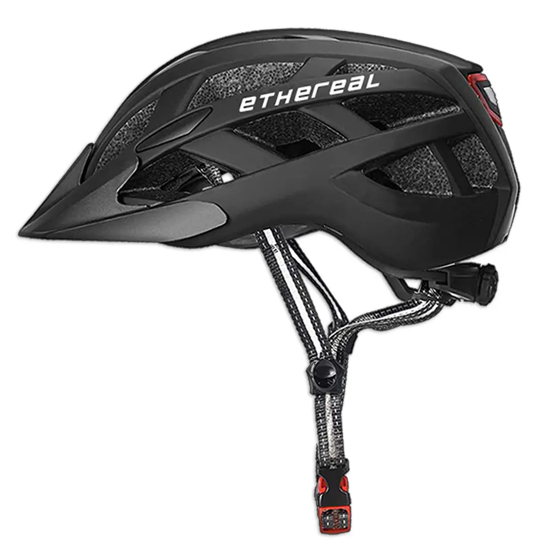 Ethereal Top Tier Helmet: Premium Safety with EN1078 & CPSC Certification, Rear LED Light, and 12 Months 1-to-1 Exchange Warranty