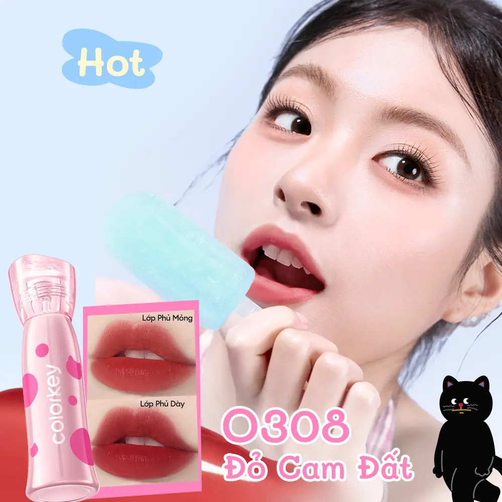 [PHIÊN BẢN POKKY MAO] Son COLORKEY Soft Matte Water Tint Bản Nâng Cấp Bền Màu, Chất Son Ẩm Mịn Như Sương 2.5g | BigBuy360 - bigbuy360.vn