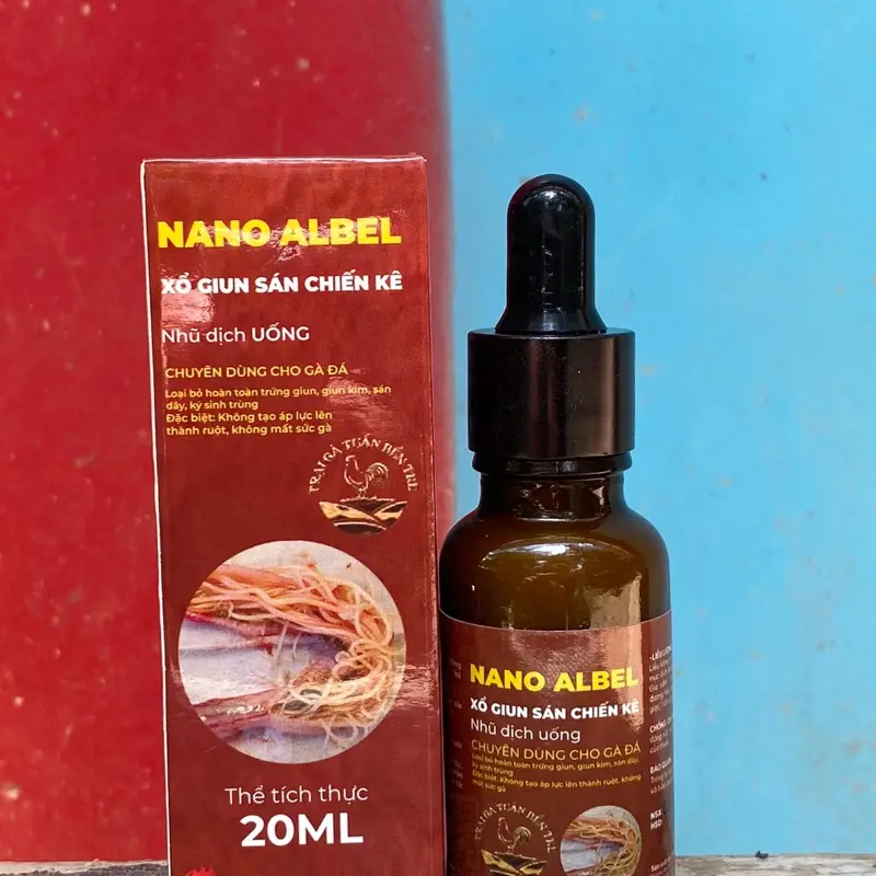 Xổ Giun Sán Cho Gà Lọ 20ml Dạng Lõng Dùng Để xổ giun sán cho vật nuôi