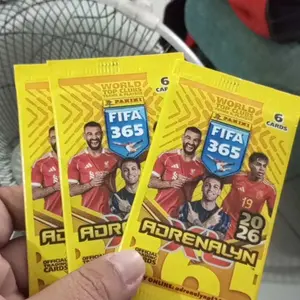 Panini FIFA 365 2026 Boosterpack Adrenalin XL 6 Kartu Resmi World Top Clubs