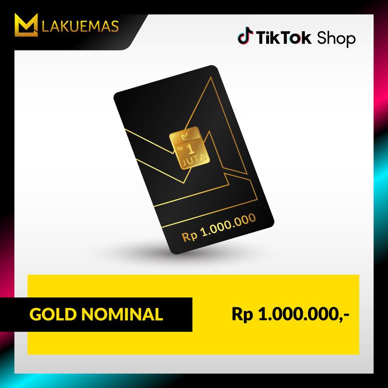 LAKUEMAS - EMAS LAKU EMAS DENOMINAL 1 JUTA