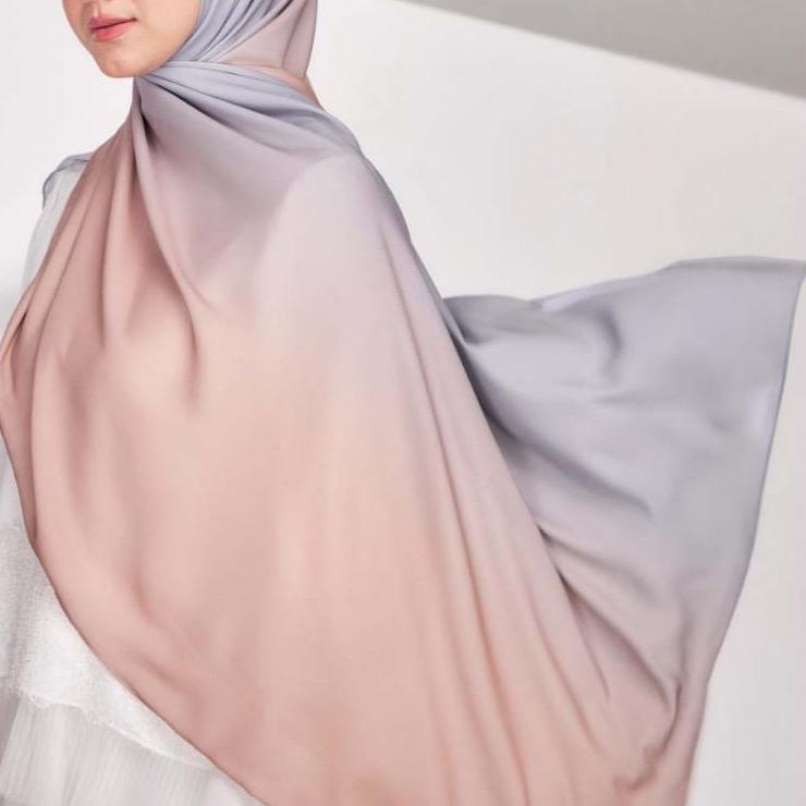 Scarlette Ombre Gradient Soft Chiffon Long Shawl