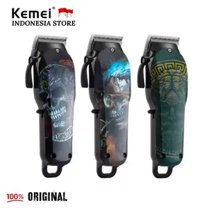 Kemei KM 735 Alat Cukur Rambut Hair Clipper Professional Trimmer Power Turbo Mesin Cukuran KM-735