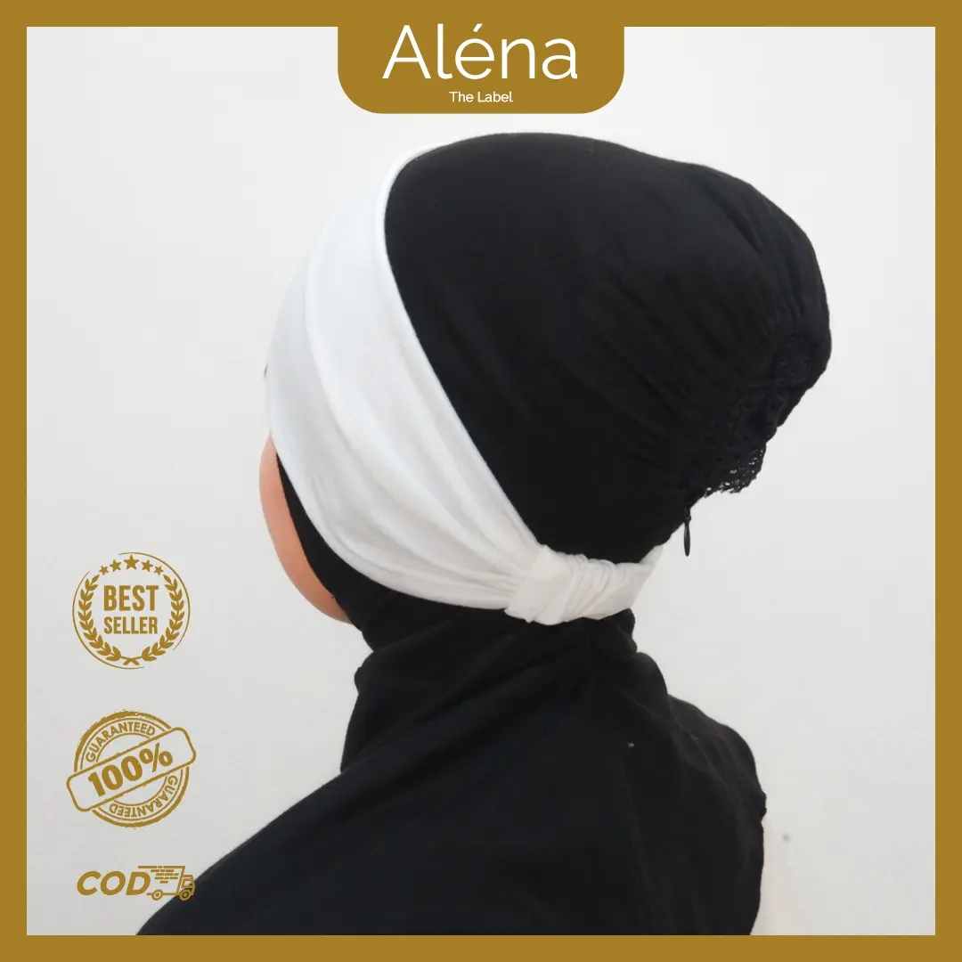 Alena - Inner Kaos Pita Premium | 055 Ciput Bandana Dalaman Hijab