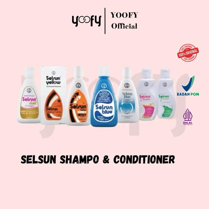 SELSUN SHAMPOO / CONDITIONER SERIES / SELSUN SAMPO ANTI KETOMBE Perawatan Haircare