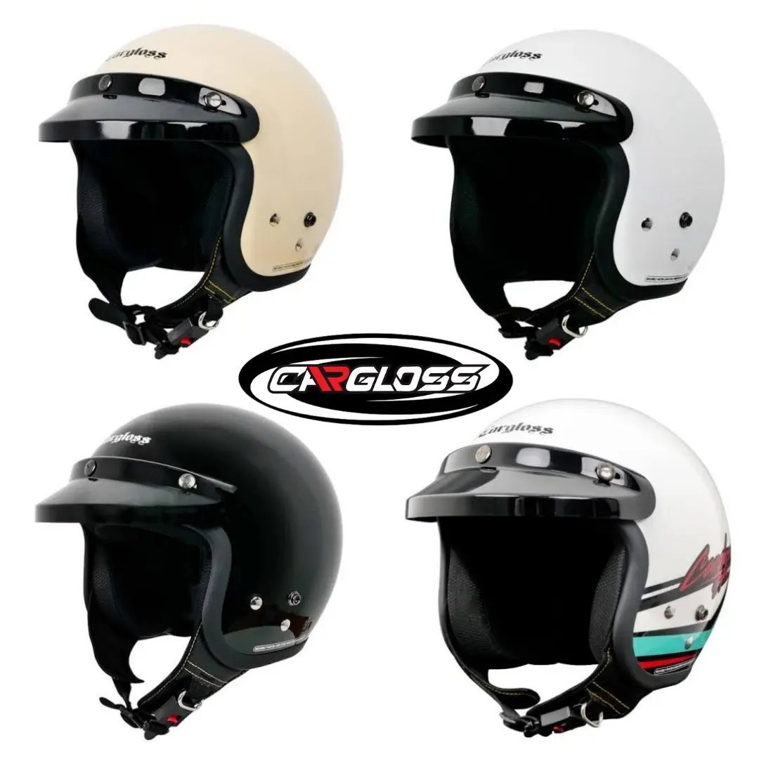 Helm Cargloss CFM Retro Original 100% Ongkir 1kg Free Kardus motorcycle