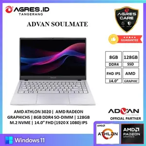 ADVAN SOULMATE X2 AMD 3020 8GB 128GB W11 14.0 IPS WHITE