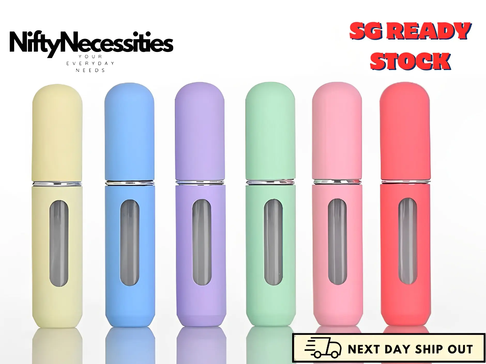 [SG STOCK] 5ml Refillable Perfume Bottle Portable Perfume Atomizer