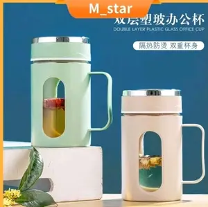 Gelas kaca gagang besar 500ml