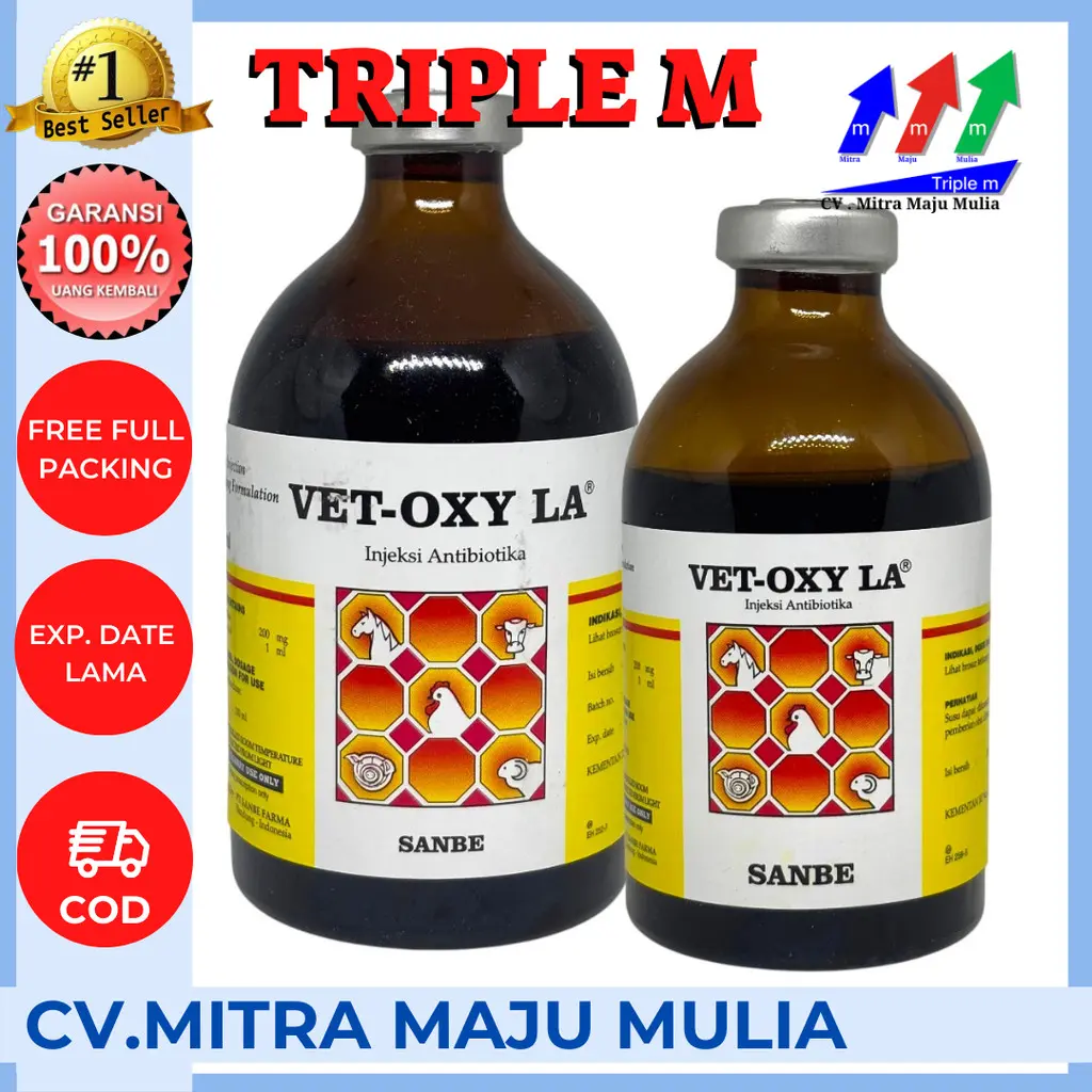Ready Stok VET OXY LA Vol 50 ml & 100 ml - Obat Hewan Ternak - Shop ...