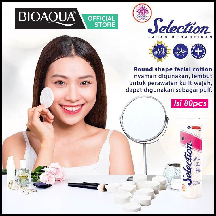 Kapas Selection Facial Cotton Round Kapas Tipis Toner Pembersih Wajah…