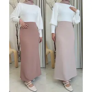 Ruwie mermaid skirt korean crepe silk