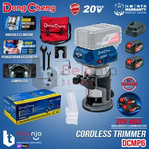 Mesin Profil Kayu Baterai DongCheng DCMP6 BM Trimmer Cordless Brushless 6.35MM 20V DCMP6BM DCMP 6