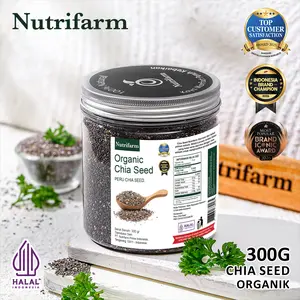 NUTRIFARM CHIA SEED 300GRAM CHIA SEED NATURAL ORGANIK