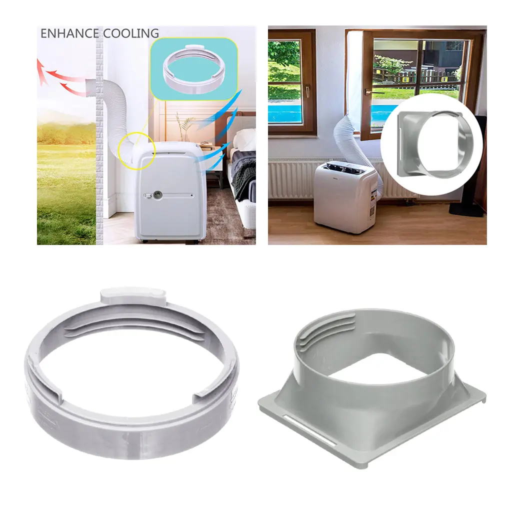 Exhaust Hose Adapter for Portable Air Conditioner - Exhaust Duct Interface - Exhaust Hose Tube Connector for Air Conditioning