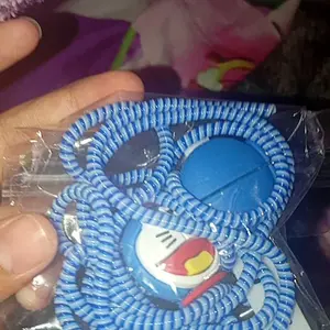 Super presisi 1 set 4 item / Set Cable Bite Karakter/Pelindung Kabel Charger Kabel Data Kawat Kabel Data HP Untuk Iphone Sasung Xiaomi Oppo Huawei Android Universal Motif Kartun Lucu