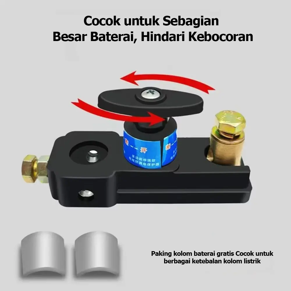 Saklar Pemutus Daya Aki Mobil Universal Saklar Utama Daya 12V-24V  Tembaga Murni Untuk Mobil Kecil Truk Besar