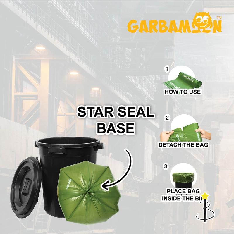 《Ready stocks》BMS Garbamon High Quality Garbage Bag Heavy duty degradable trash bag on roll  Jumbo Thick Garbage Bag Large Plastik Sampah Tebal Scarves Indoor plastik  sampah plastik  sampah  besar  hitam