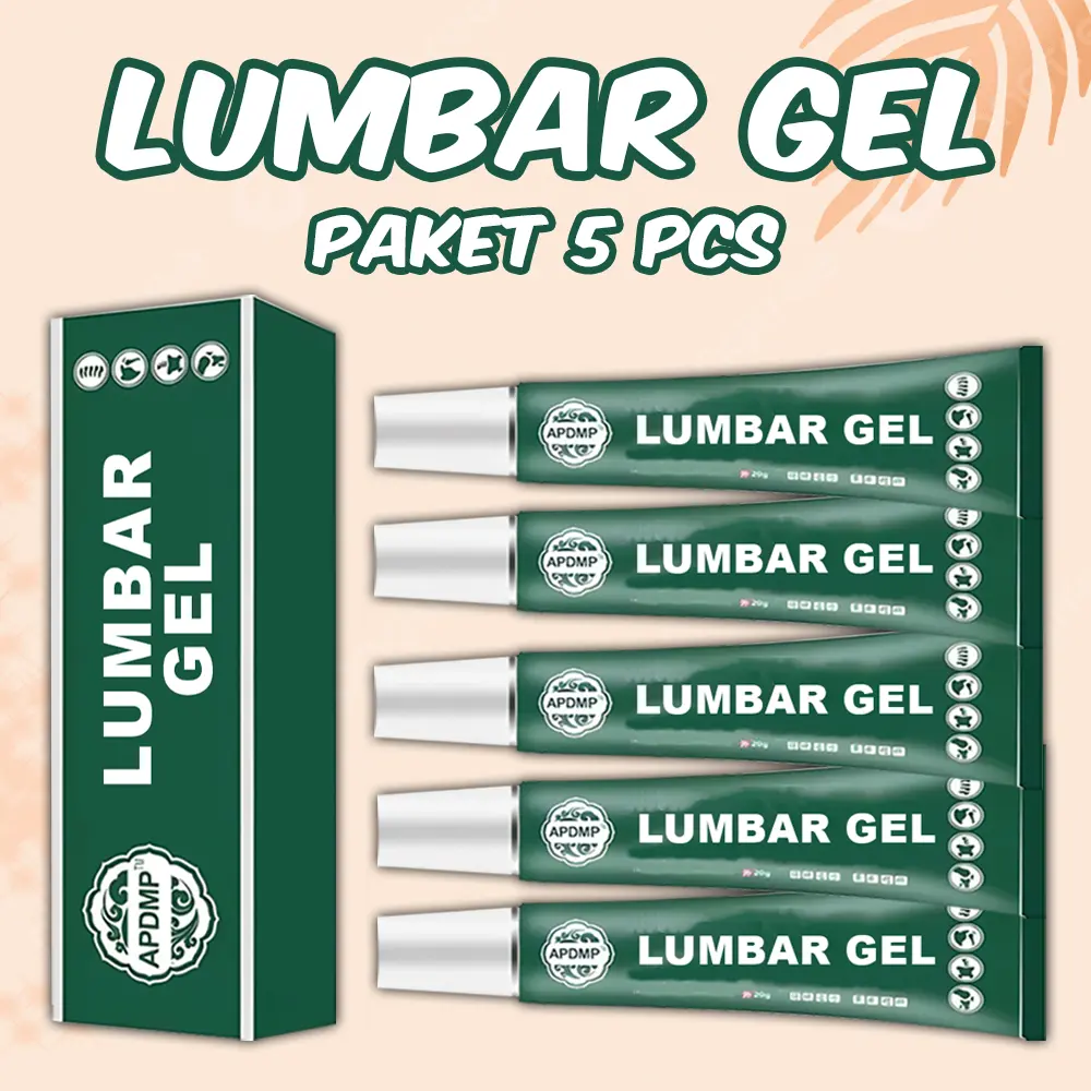 Promo Dapat 5 PCS Lumbar APDMP Spine Colling Gel Compres  Untuk Syaraf Nyeri Otot , Pegal Linu