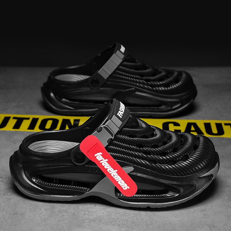 Slide & Co. Sandal Pria Slip On Outdoor & Casual | Sandal Sport Pria | Anti Slip Empuk Ringan Breathable