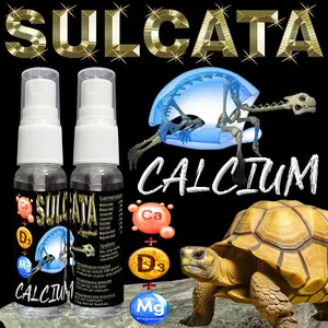 SULCATA CALCIUM CAIR +D3 KALSIUM CALSIUM LIQUID VITAMIN SUPLEMEN KESEHATAN TULANG CENTROCHELYS SULKATA KURA-KURA DARAT TORTOISE ALDABRA PARDALIS RADIATA YNIPHORA OBAT PENCEGAHAN PENYAKIT MBD METABOLIC BONE DISEASE REPTILE