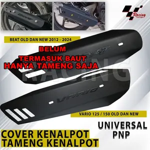 TAMENG COVER KNALPOT VARIO BEAT OLD NEW LAMA BARU ABS CBS ISS CARBU VARTECH TECHNO DELUXE ESP STREET Motor Motorcycle