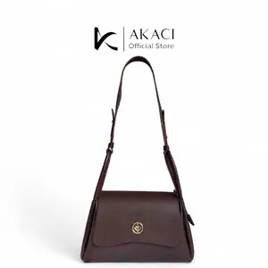 Shoulder bag wanita Lintang Akaci 09-8526 Bahan papirut 3 ruang tas wanita kerja kantor kuliah simple oot kekinian terbaru