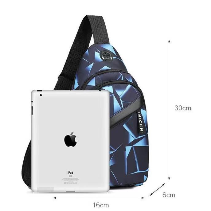 Ezcaray Multifunctional Korean Fashion Canvas Sling Shoulder Chest bag