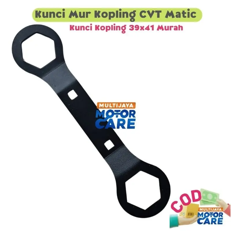 Kunci Kopling CVT 39x41 Non Merk Murah Warna Hitam - Motorcycle kampas ganda buka