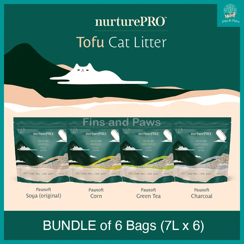 [Nurture Pro] Pawsoft Tofu Cat Litter (7L x 6)