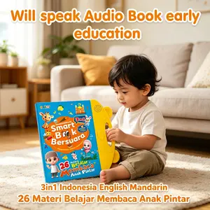 Buku Pintar Bersuara Elektronik Aman Digunakan Anak Prasekolah 13 Materi Belajar Lengkap Bilingual Indonesia Inggris Bahan Ramah Lingkungan Tidak Berbahaya Tombol Besar Pengenalan Hijaiyah Huruf Angka Hewan Biota Laut Musik COD Tersedia