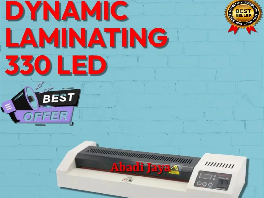 Dynamic Laminating 330 LED - Hot & Cool Function, Garansi Resmi 1 Tahun