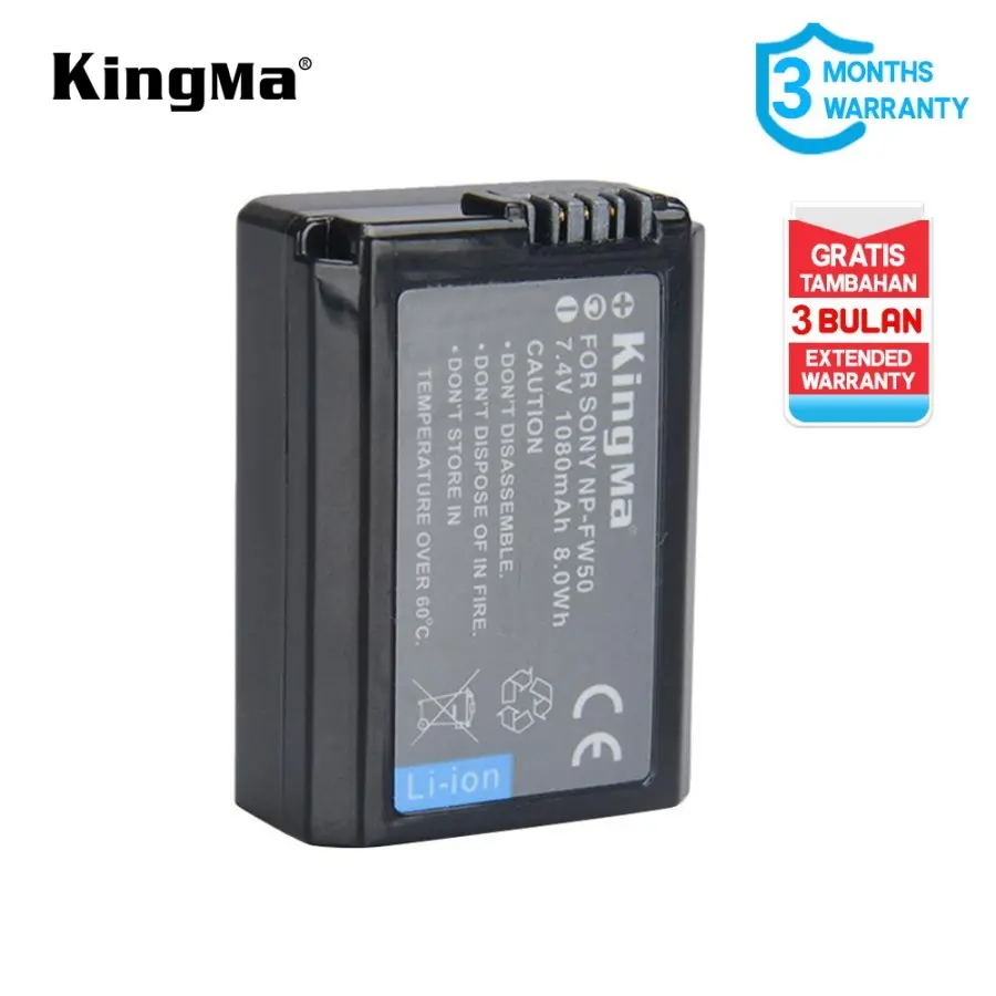 BATTERAI  KINGMA FOR SONY NP-FW50