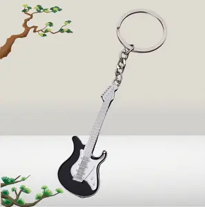 ( Custom ) Gantungan kunci design gitar Custom / Tanpa Custom Anti Hilang pemberian Ukiran