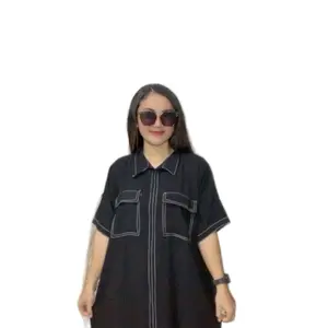 Home Dress Anjani Jumbo ld 110-125 cm bahan crinkle premium